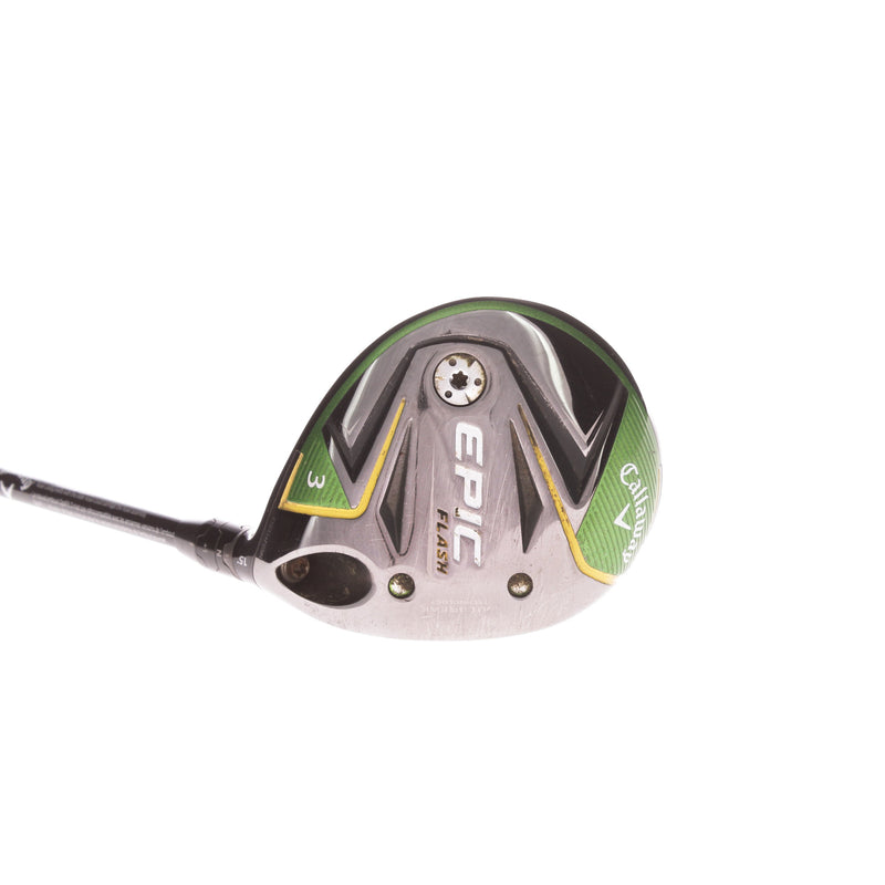 Callaway Epic Flash Graphite Men's Right Hand Fairway 3 Wood 15 Degree Stiff - Tense 75 Grams