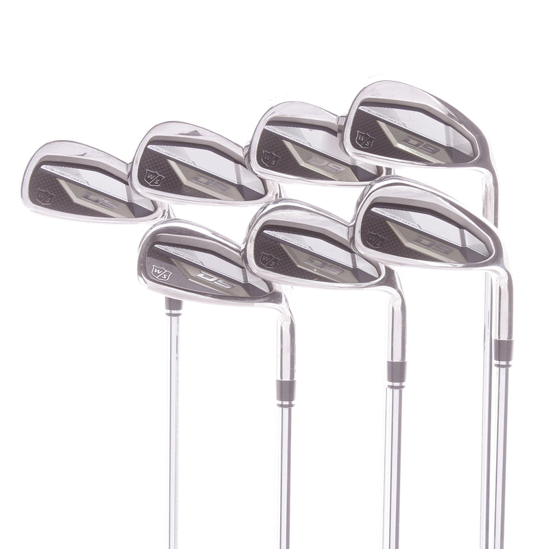 Wilson D9 Steel Men's Right Hand Irons 5-SW Regular - KBS Max Ultralite