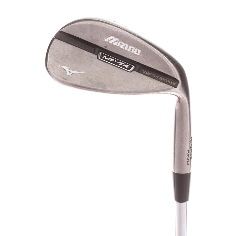 Mizuno MP-T4 White Satin Steel Mens Right Hand Gap Wedge 52 Degree Stiff - Dynamic Gold / Wedge Flex