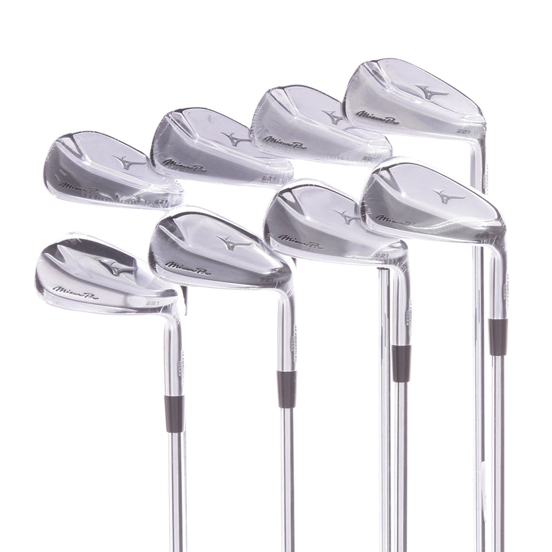 Mizuno 221 Pro Steel Men's Right Hand Irons 3-PW Regular - NS Pro 105 R