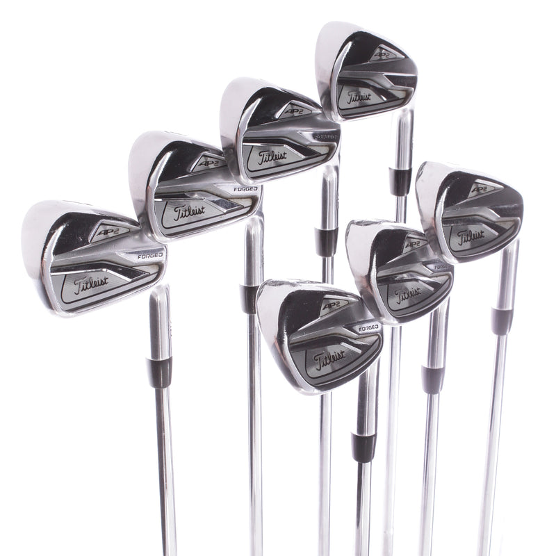 Titleist AP2 718 Steel Men's Right Hand Irons 4-PW Stiff - Dynamic Gold AMT White