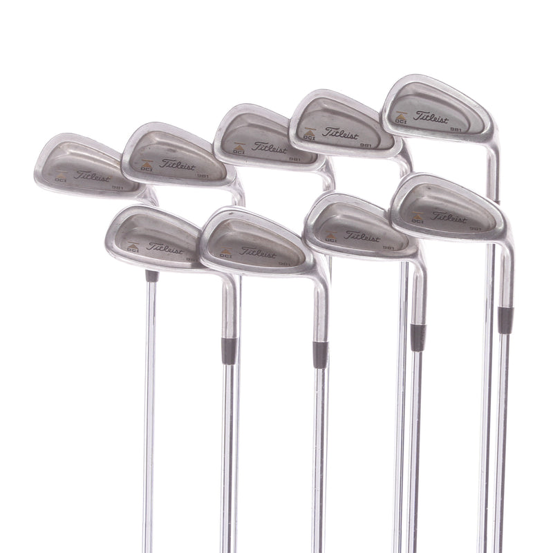 Titleist DCI 981 Steel Men's Right Hand Irons 3-SW  Stiff - Dynamic Gold S400