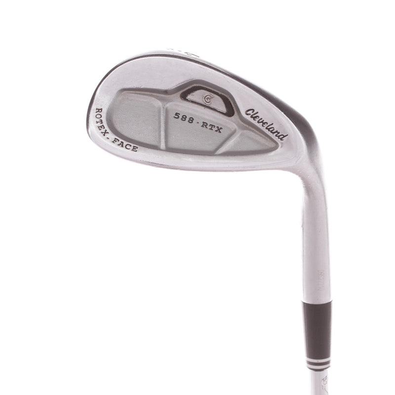 Cleveland 588 RTX CB Satin Chrome Steel Men's Right Sand Wedge 56 Degree 14 Bounce Wedge Flex - True Temper Dynamic Gold