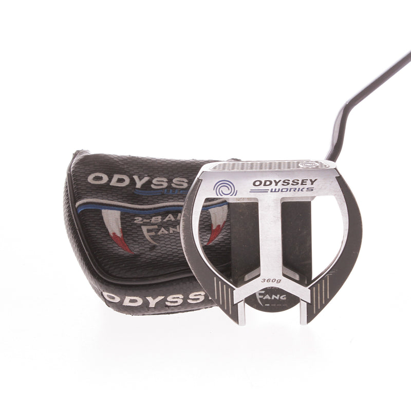 Odyssey 2 Ball Fang Steel Mens Right Hand Putter Regular - Steel