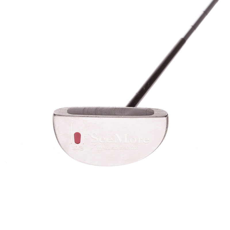 Seemore Si3 Milled Steel Mens Right Hand Putter Regular - Steel