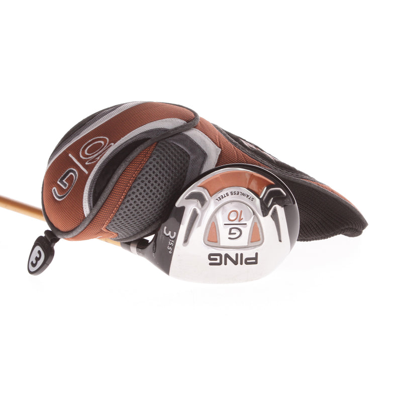 Ping G10 Graphite Mens Right Hand Fairway 3 Wood 15.5 Degree Regular - Pro Force V2 75 Grams