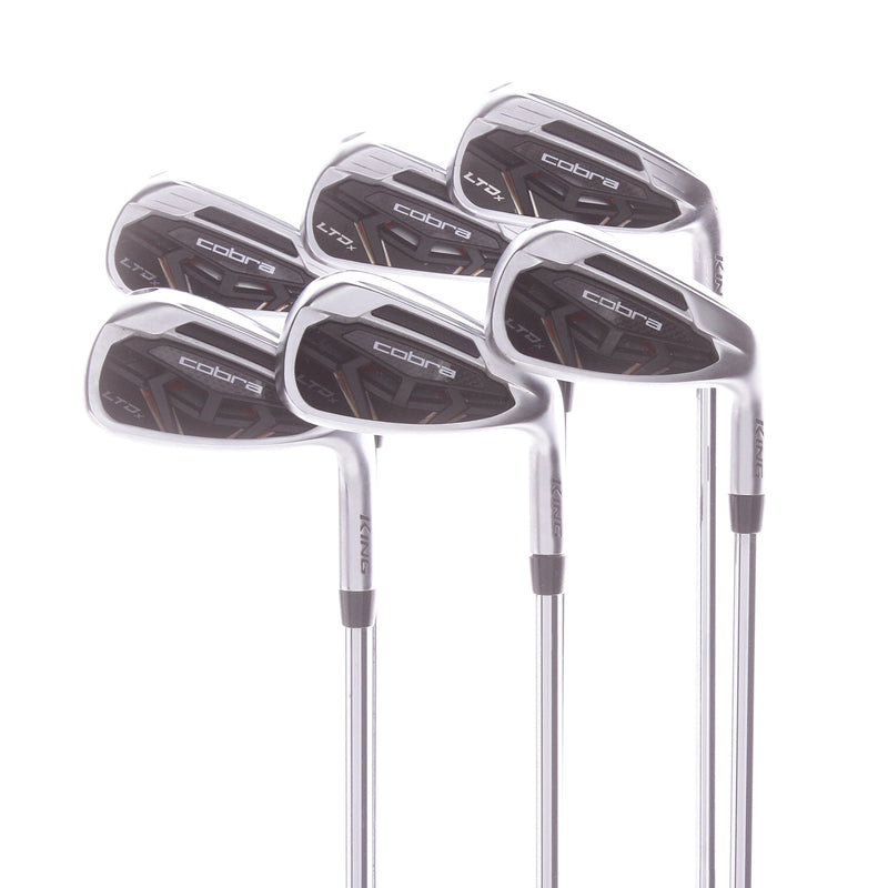 Cobra ltd-x Irons Steel Mens Right Hand Irons 5-PW Stiff - KBS Tour-S