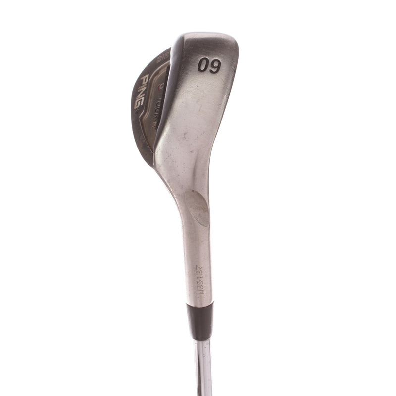 Ping Tour-W Chrome Steel Mens Right Hand Lob Wedge Black Dot 60 Degree Wedge Flex - Ping Steel