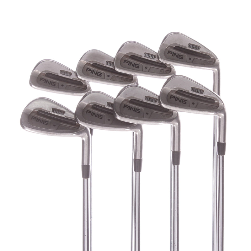 Ping S59 Steel Mens Right Hand Irons 3-PW Black Dot Stiff - Ping/Steel