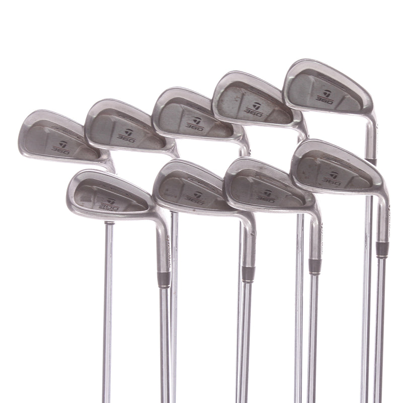 TaylorMade 360 Series R-80g Steel Mens Right Hand Irons 3-SW Regular - Flighted Rifie