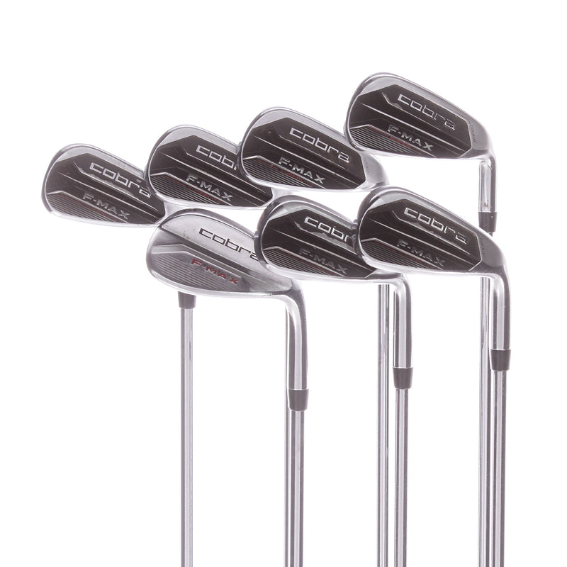 Cobra F-Max Steel Mens Right Hand Irons 5-GW Regular - Super-Lite