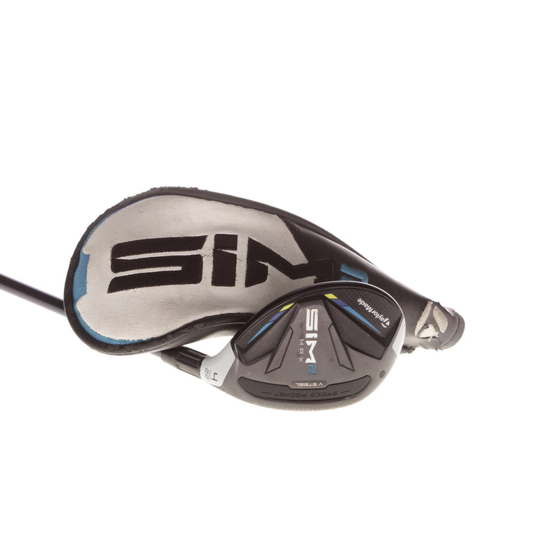 TaylorMade SIM 2 MAX Graphite Mens Right Hand Hybrid 22 Degree Regular - Ventus Blue