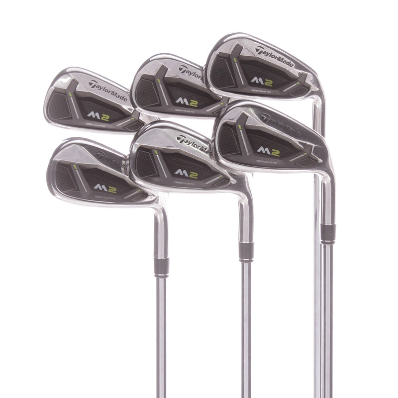 TaylorMade M2 Steel Mens Right Hand Irons 5-PW Regular - REAX Steel 88