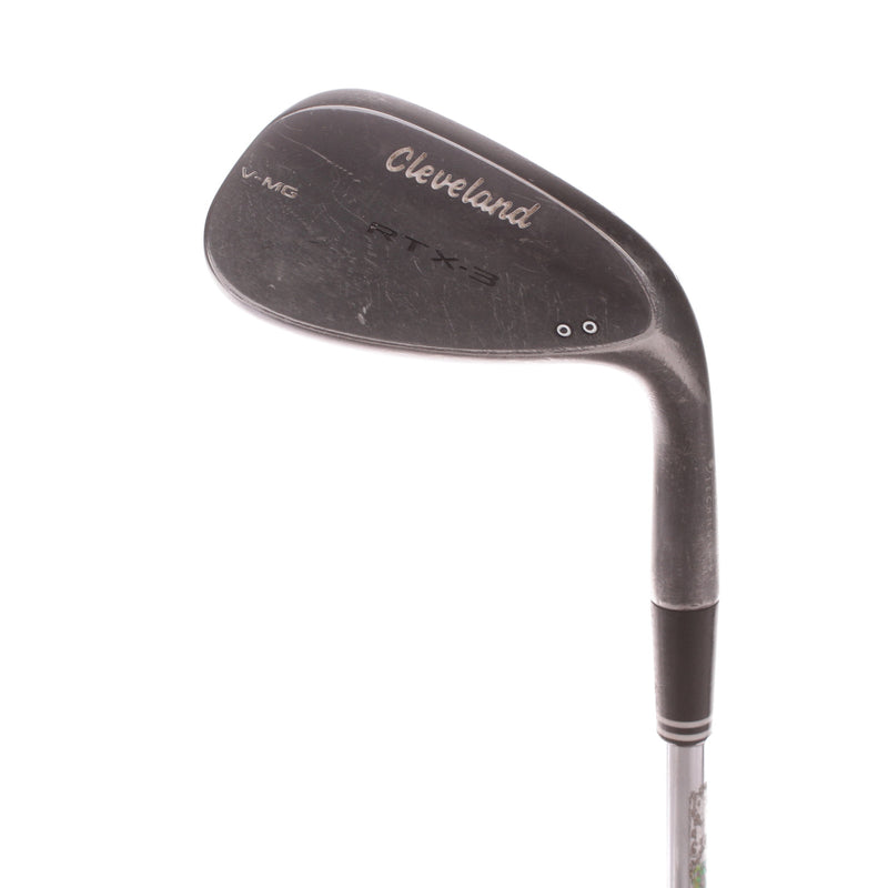 Cleveland RTX3 Black Steel Mens Right Hand Lob Wedge 60 Degree Wedge Flex - KBS Tour