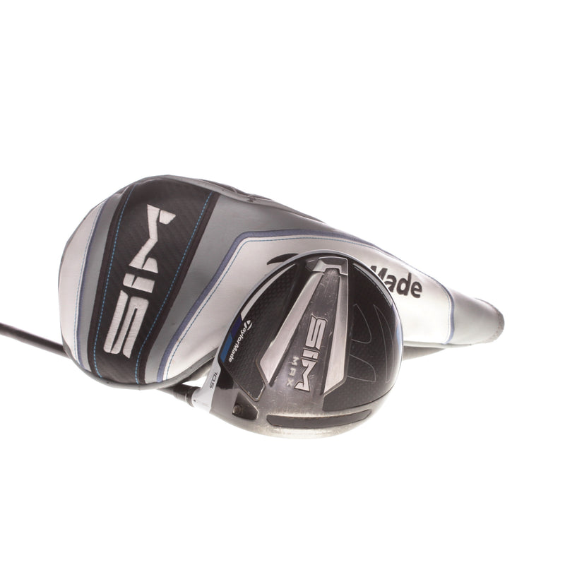 TaylorMade Sim Max Graphite Mens Right Hand Driver 10.5 Degree Stiff - Hzrdus Smoke 70g