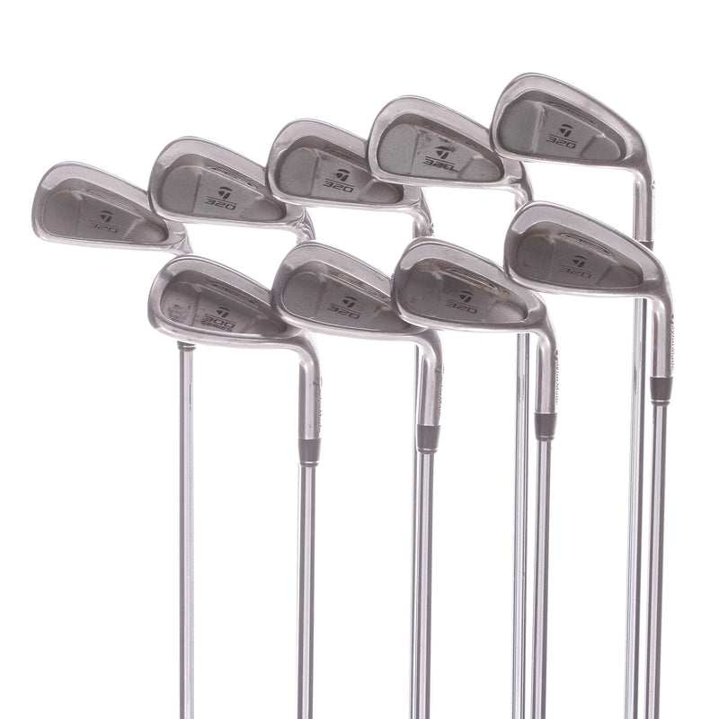 TaylorMade 320 Series Steel Mens Right Hand Irons 3-SW Regular - Flighted RifleR-80