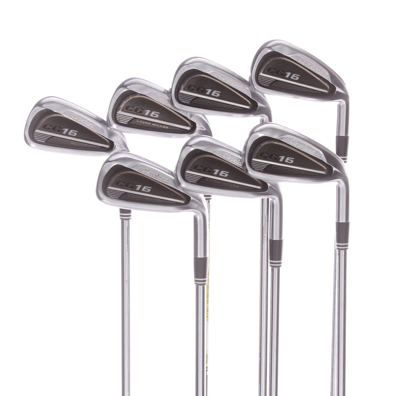 Cleveland CG16 Satin Chrome Steel Men's Right Irons 4-PW Regular - Traction 85g