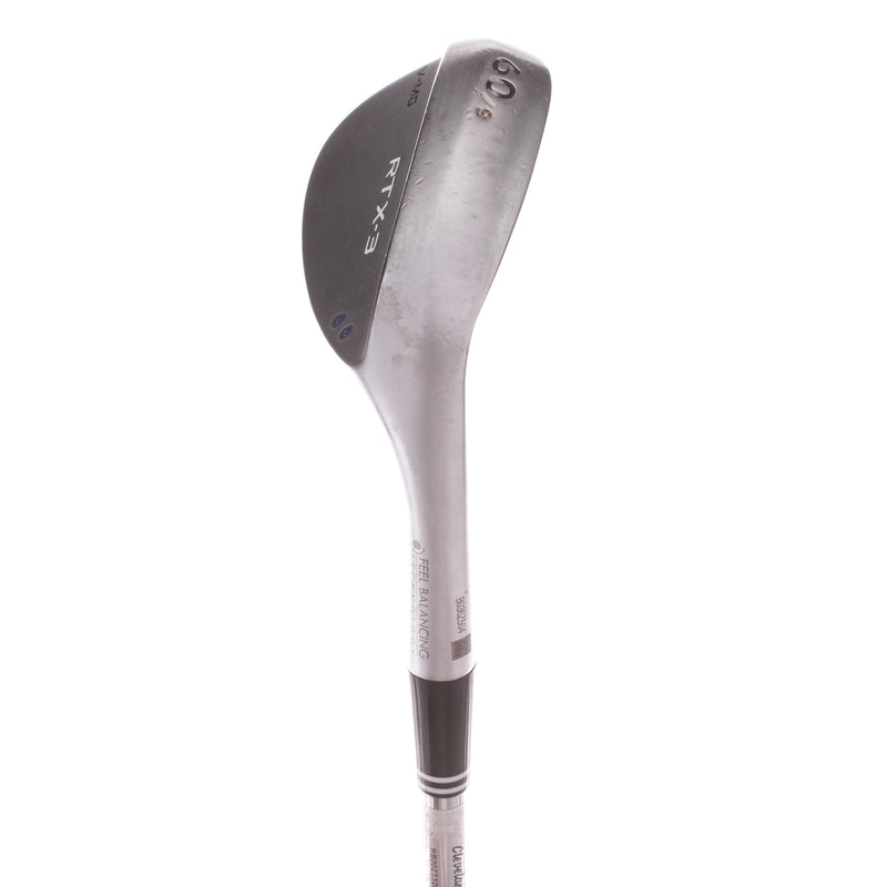 Cleveland RTX-3 Steel Men's Right Lob Wedge 60 Degree 9 Bounce Wedge Flex - Dynamic Gold / Wedge Flex