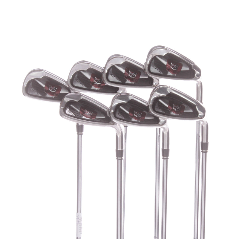 Wilson D100 Steel Men's Right Irons 5-SW Uniflex - Wilson Staff True Temper