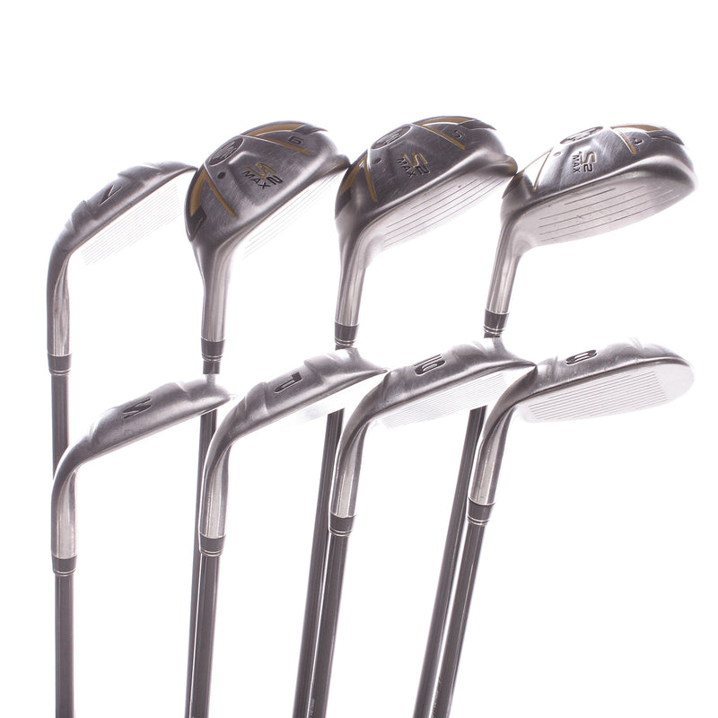 Cobra S2 Max Combo Steel/Graphite Men's Right Irons 4-PW Regular - Aldila -DVS-Hl 60g