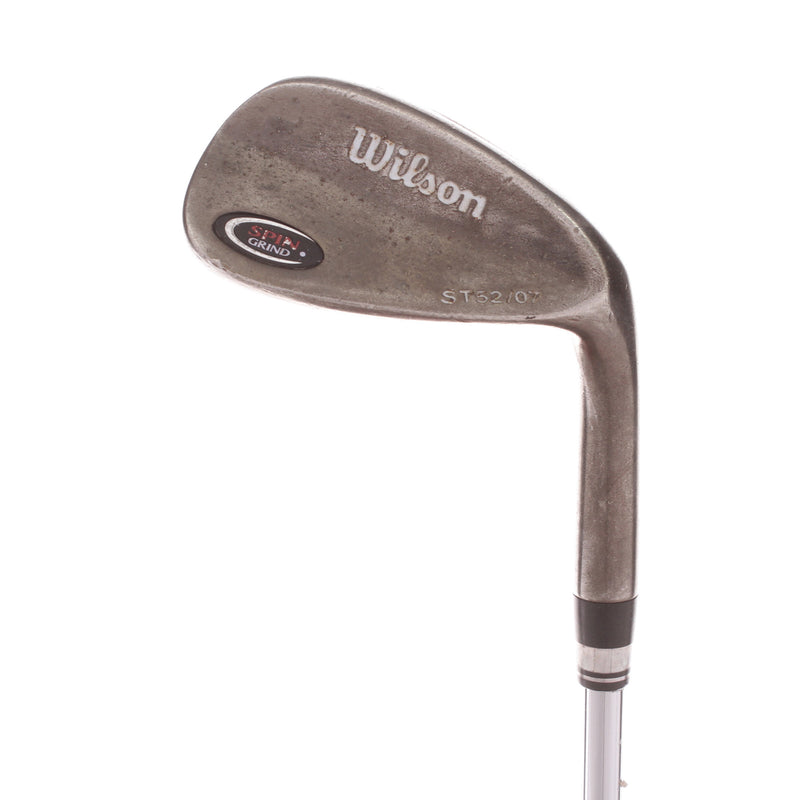 Wilson Spin Grind Steel Men's Right Gap Wedge 52 Degree Wedge Flex - Uniflex/Steel