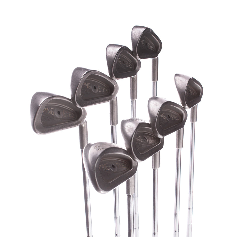 Ping Eye2 + Steel Men's Right Irons 3-PW Black Dot Regular - KM-T Steel