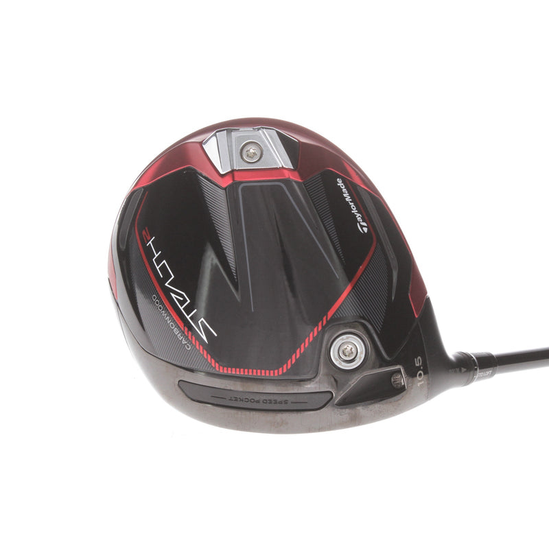 TaylorMade Stealth 2 Graphite Men's Left Driver 10.5 Degree Stiff - Ventus Red