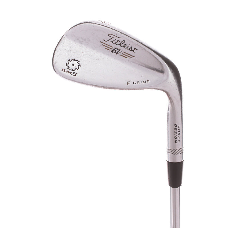 Titleist SM 5 Wedge Steel Men's Right Gap Wedge 52 Degree 8 Bounce F Grind Wedge Flex - Dynamic Gold / Wedge Flex