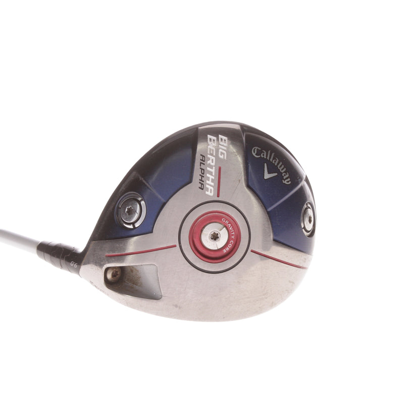 Callaway Big Bertha Alpha 60g Graphite Men's Right Driver 9 Degree Stiff - Fubuki 60g