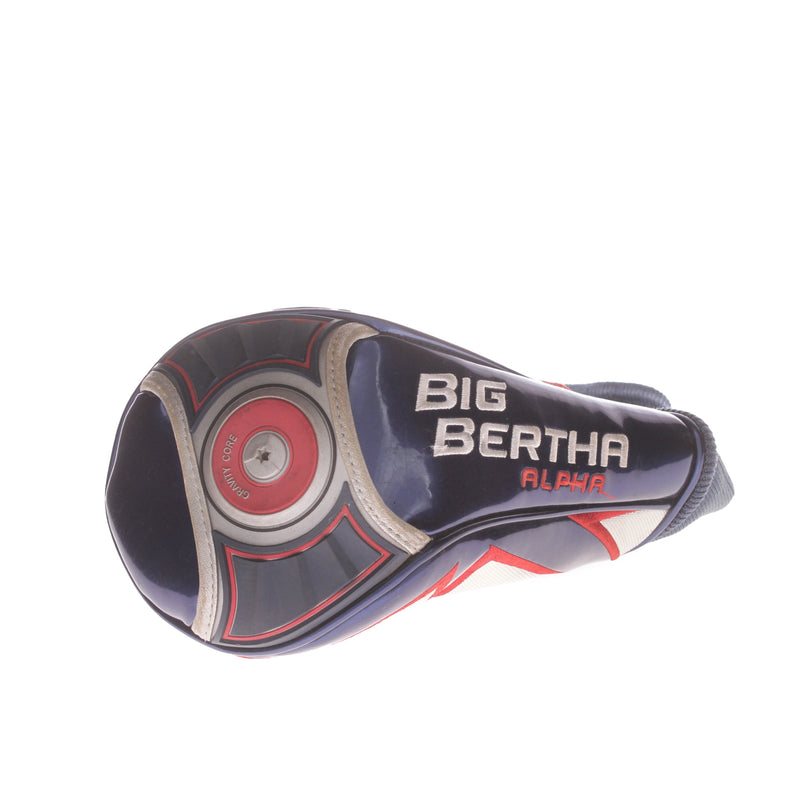 Callaway Big Bertha Alpha 60g Graphite Men's Right Driver 9 Degree Stiff - Fubuki 60g