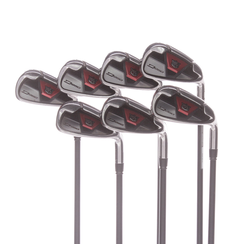 Wilson D-250 Graphite Men's Right Irons 5-GW Regular - UST Mamiya Proforce