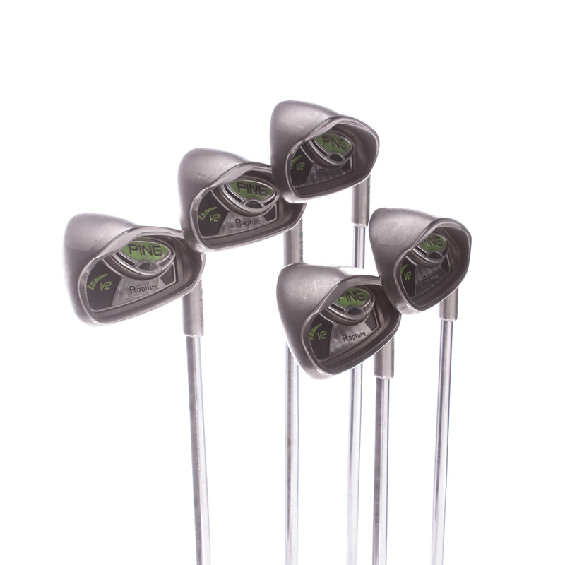 Ping Rapture Steel Men's Right Irons 5-9 Green Dot Stiff - Steel