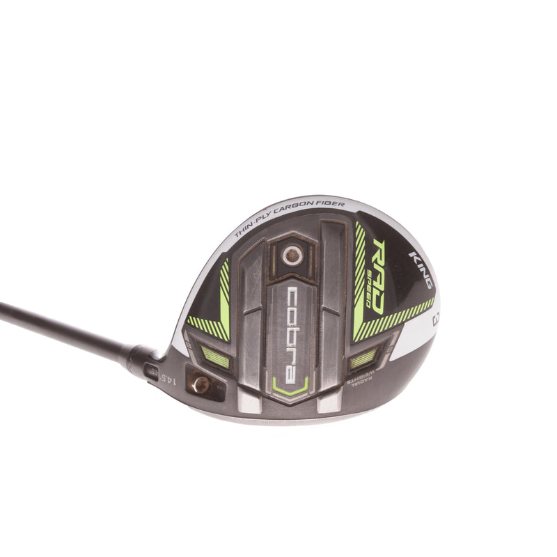 Cobra Rad Speed Graphite Men's Right Fairway 3 Wood 14.5 Degree Regular - Fujikura Motore F3 60