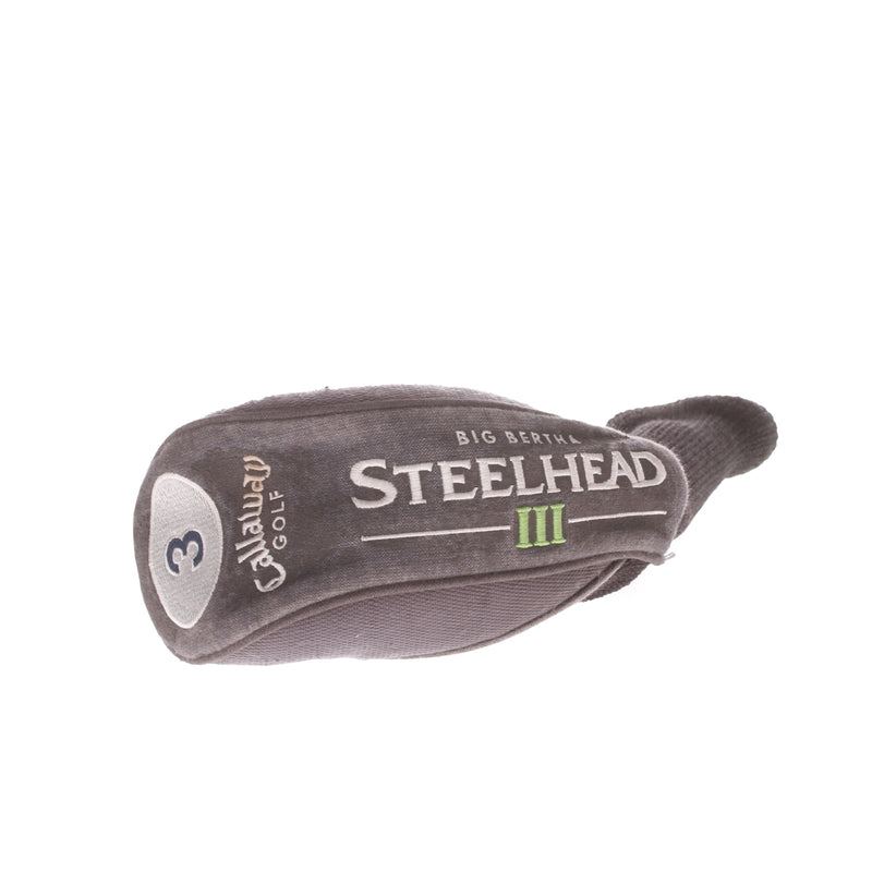 Callaway Big Bertha Steelhead III Graphite Men's Right Fairway 3 Wood 15 Degree Firm - Callaway System 3