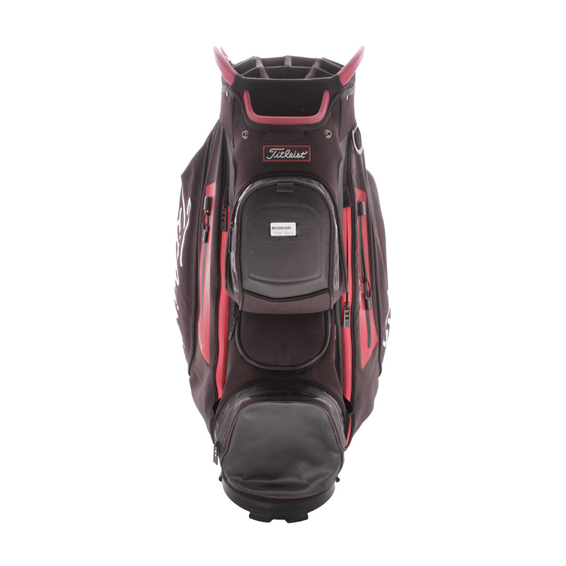 Titleist Second Hand Cart Bag - Black/Red