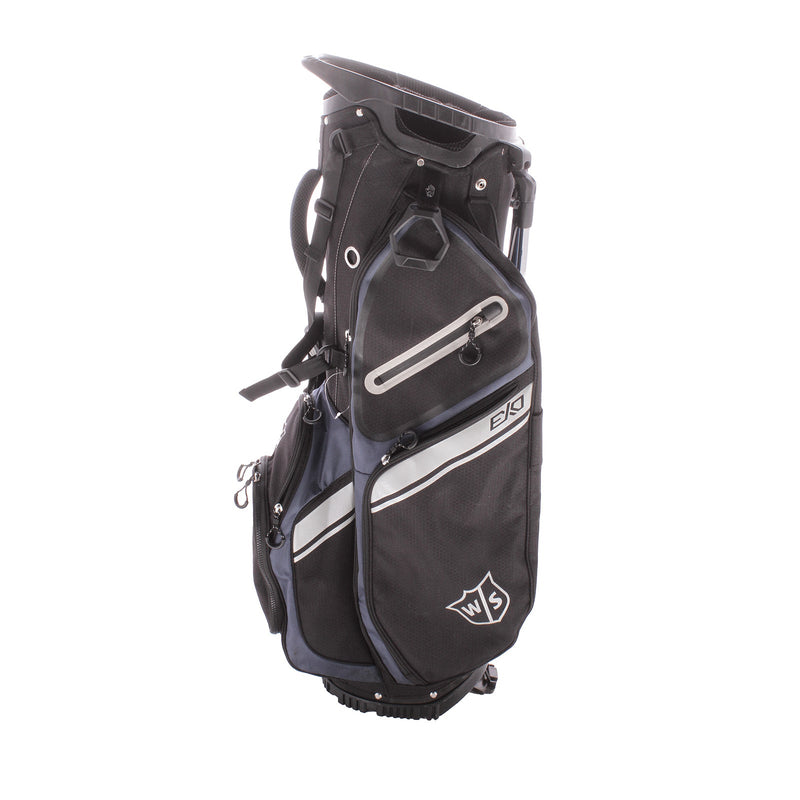 Wilson Second Hand Stand Bag - Black/Blue/Silver