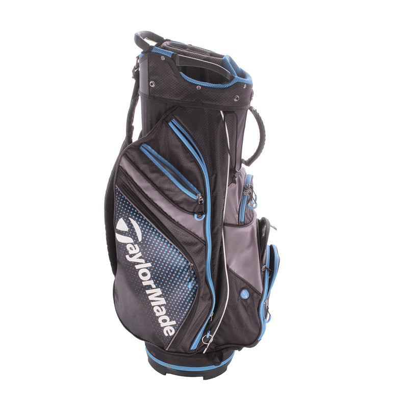 TaylorMade Second Hand Cart Bag - Black/Blue/Silver