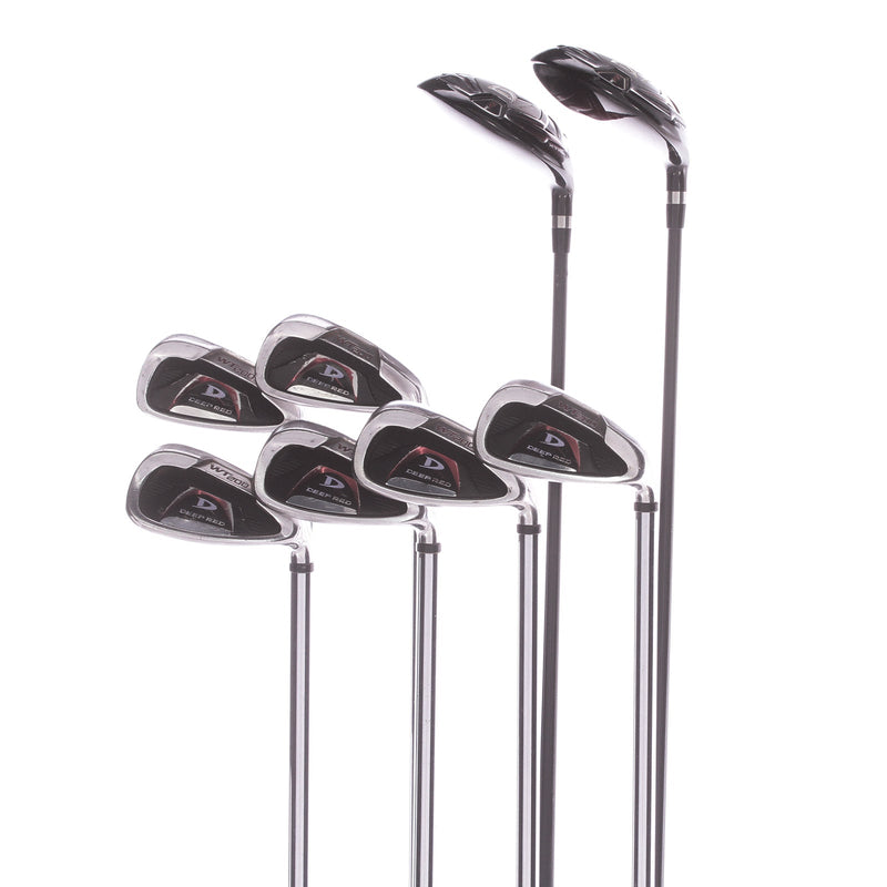 Wilson Deep Red Steel Men's Right Irons 5-PW Regular - Uniflex