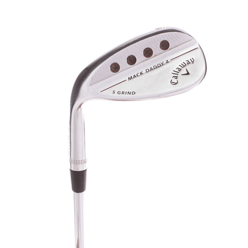 Callaway Mack Daddy4 Steel Men's Left Lob Wedge 60 Degree 10 Bounce S Grind Wedge Flex - Dynamic Gold / Wedge Flex