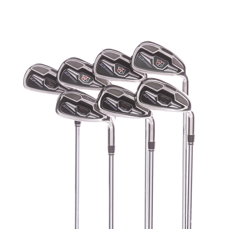 Wilson Staff D-350 Steel Men's Right Irons 5-GW Regular - Wilson Uniflex