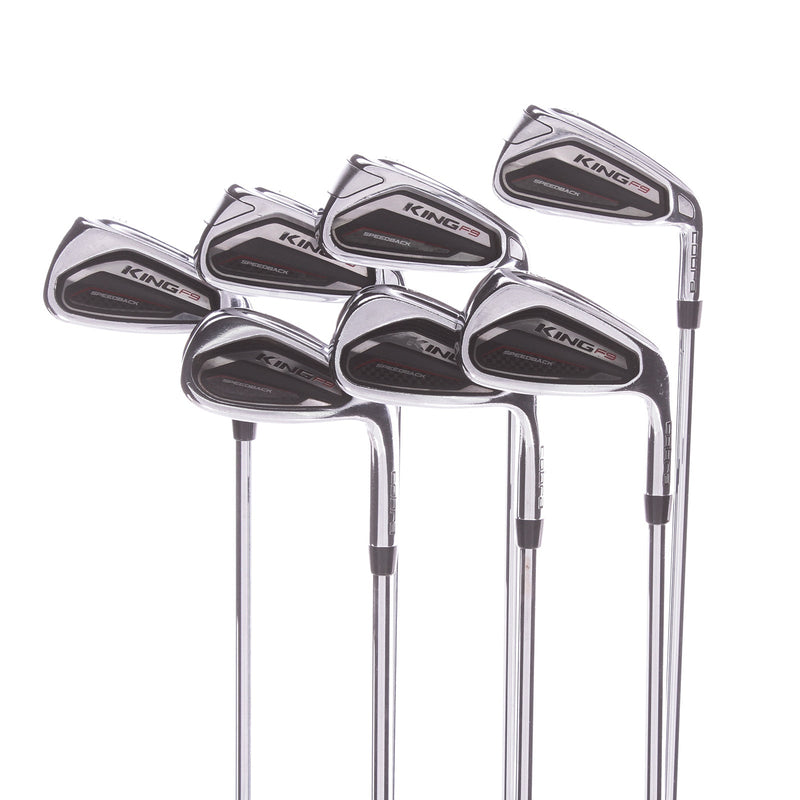 Cobra King F9 Irons Steel Men's Right Irons 5-SW Regular - KBS Tour-V 90