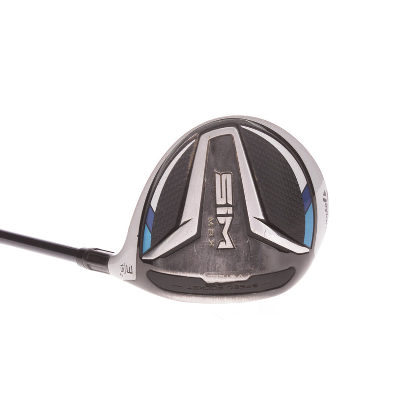 TaylorMade Sim Max Graphite Men's Right Fairway 3 Wood 15 Degree Regular - Ventus 60g