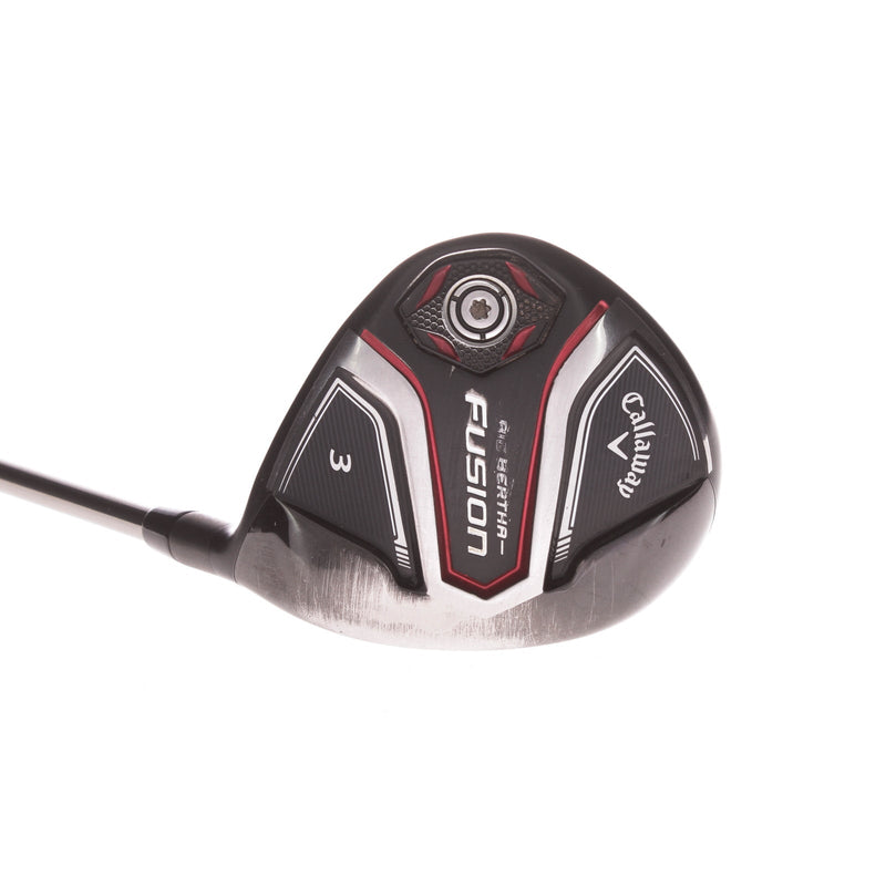 Callaway Big Bertha Fusion Graphite Men's Right Fairway 3 Wood 15 Degree Stiff - UST Mamiya Recoil f3