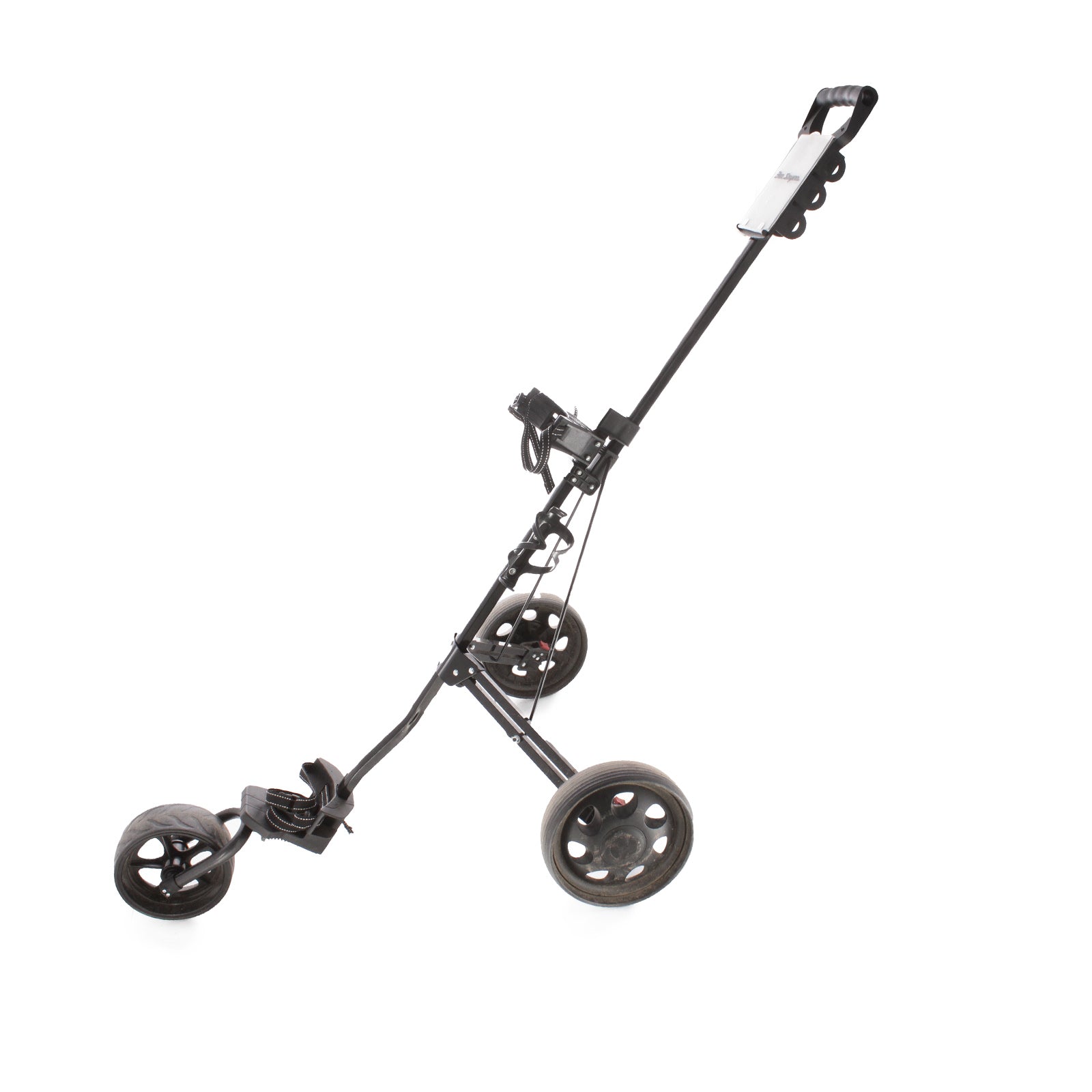 Ben Sayers 3-Wheel Push Trolley - Black