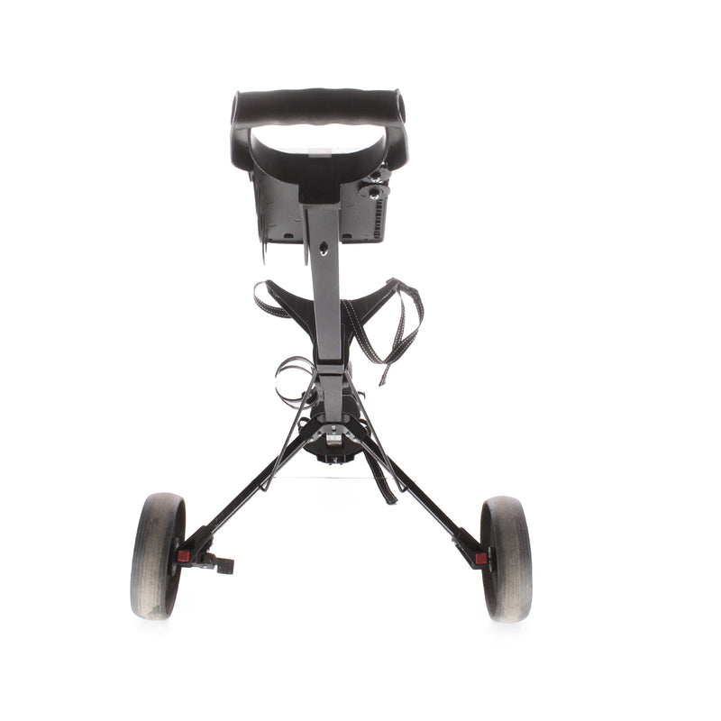 Ben Sayers 3-Wheel Push Trolley - Black