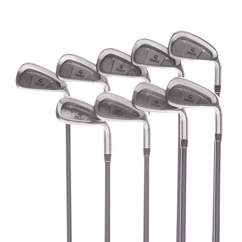 Taylor Made 360 Graphite Mens Right Hand Irons 3-SW Senior - Lite R-80