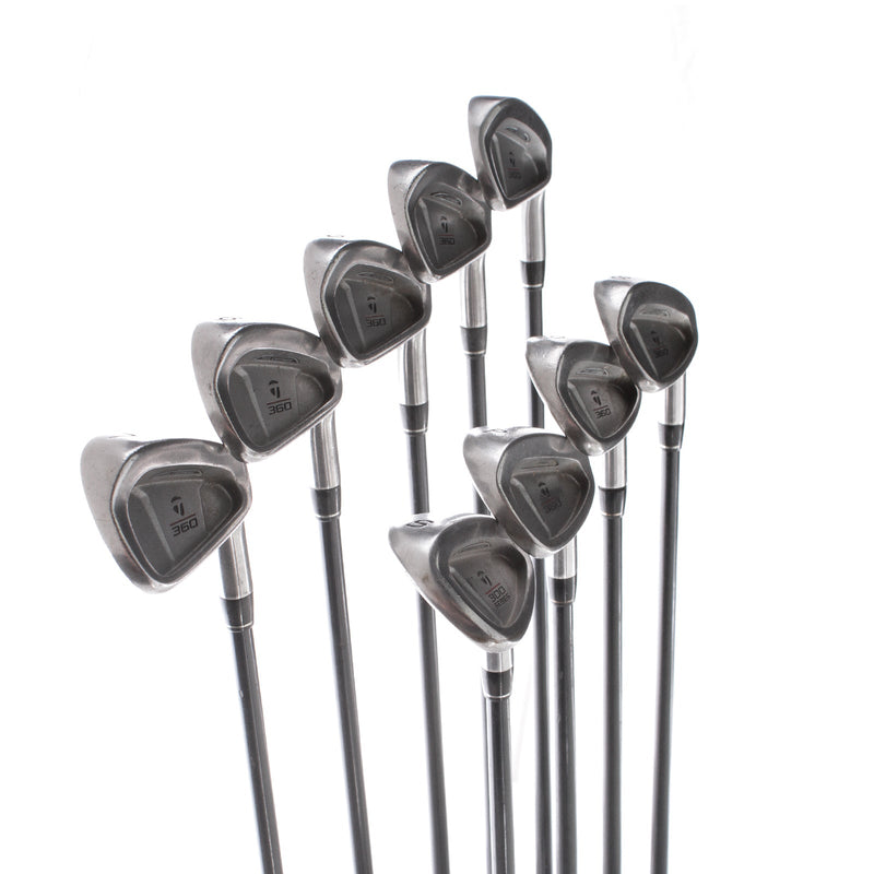 Taylor Made 360 Graphite Mens Right Hand Irons 3-SW Senior - Lite R-80