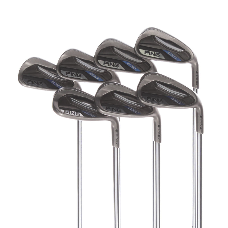 Ping G30 Steel Mens Right Hand Irons 5-SW Black Dot Regular - CFS 85g