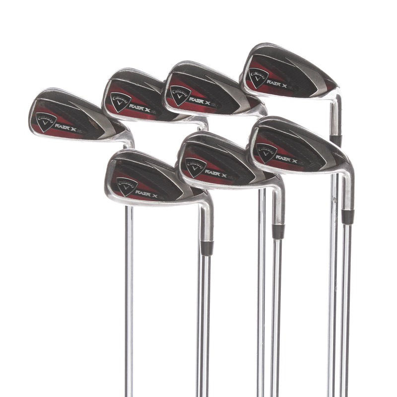 Callaway Razer HL Steel Mens Right Hand Irons 4-PW Uniflex - M10-XP