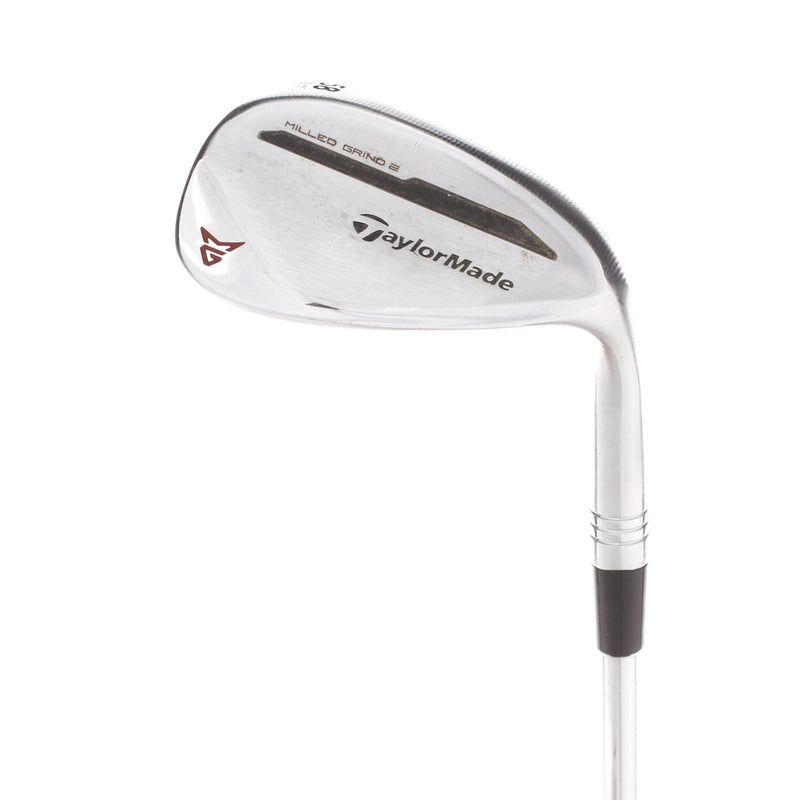 TaylorMade Milled Grind 2 Steel Mens Right Hand Lob Wedge 58* 11 Bounce S Grind Stiff - Dynamic Gold s200